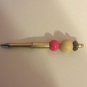 Gold and Pink Decorative Pen